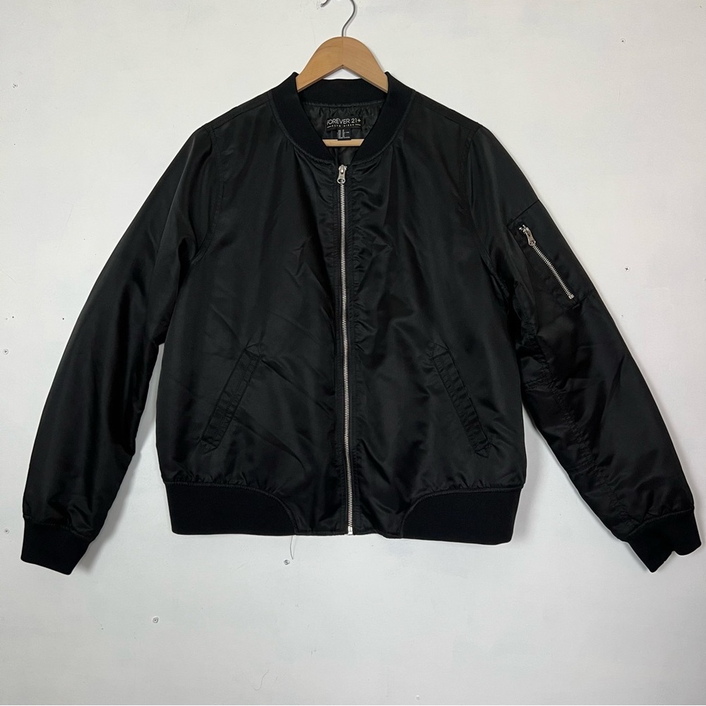 Forever 21+ Plus Sizes Bomber Jacket Sz 1X